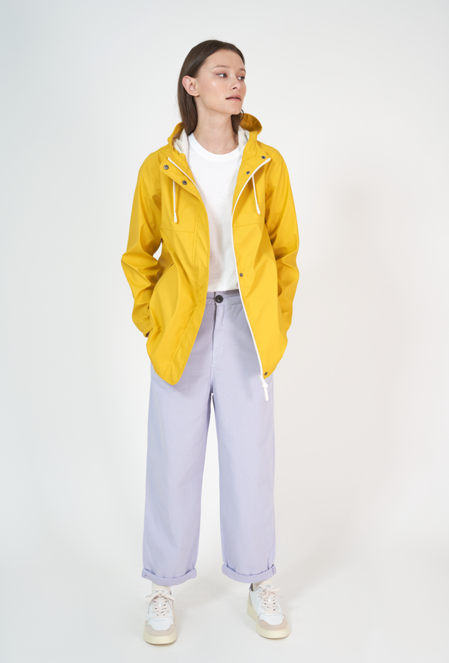 Drizzle Raincoat Mustard Yellow