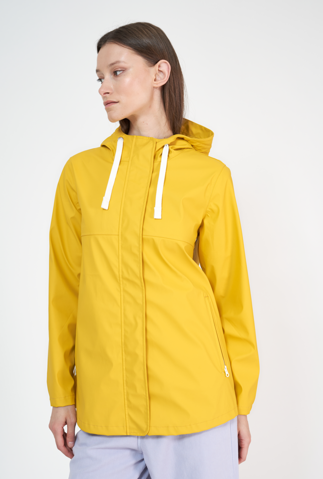 Drizzle Raincoat Mustard Yellow