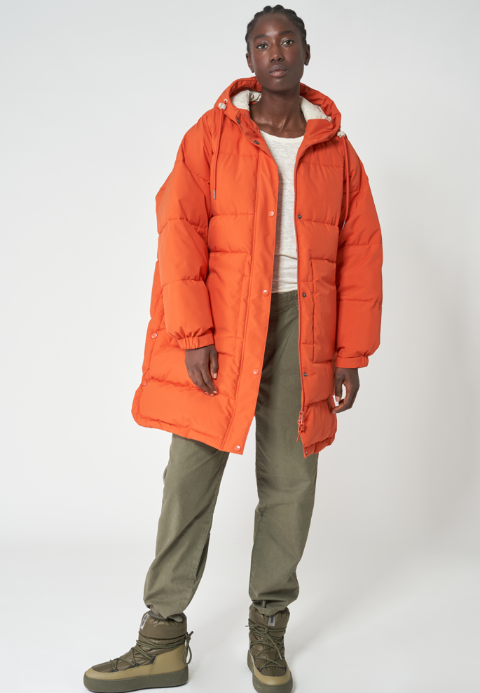 Lumi Puffer Coat Burnt Ochre