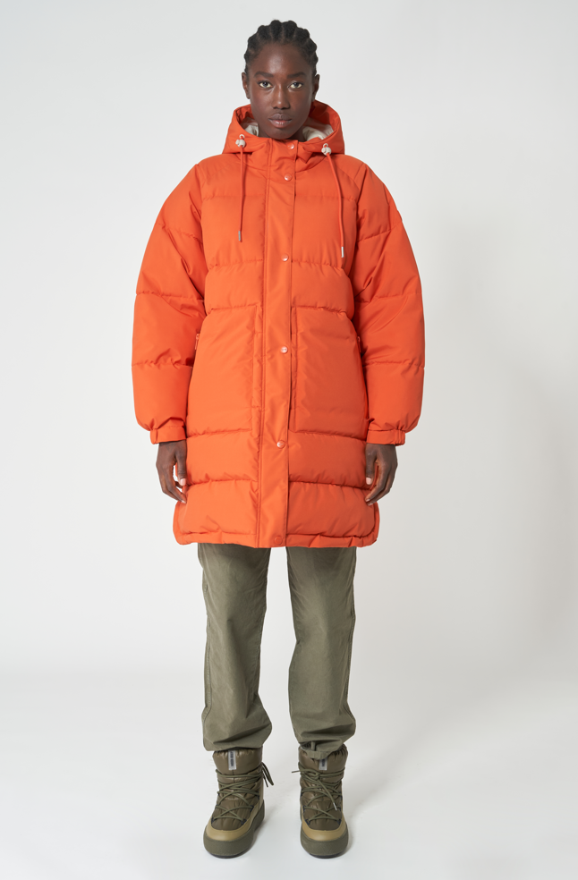 Lumi Puffer Coat Burnt Ochre