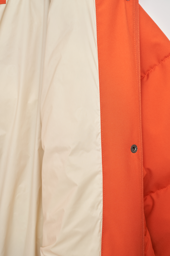 Lumi Puffer Coat Burnt Ochre