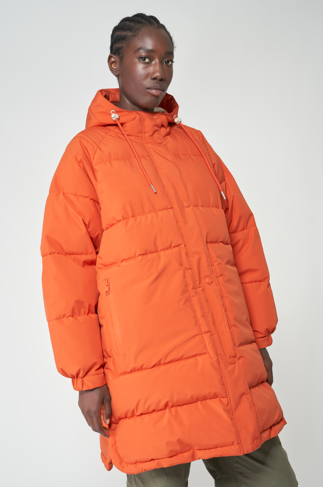 Lumi Puffer Coat Burnt Ochre