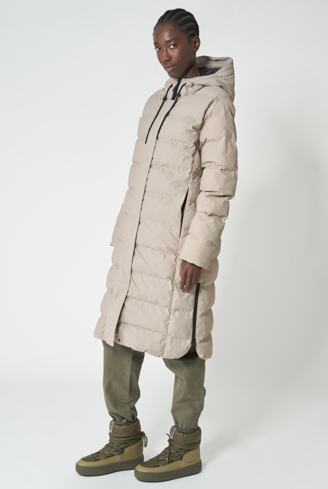 Puffer coat full length best sale